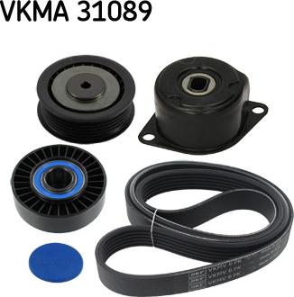 SKF VKMA 31089 - V-yivli kəmər dəsti furqanavto.az