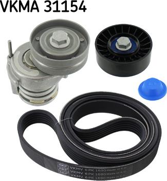 SKF VKMA 31154 - V-yivli kəmər dəsti furqanavto.az