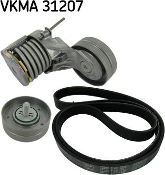 SKF VKMA 31207 - V-yivli kəmər dəsti furqanavto.az