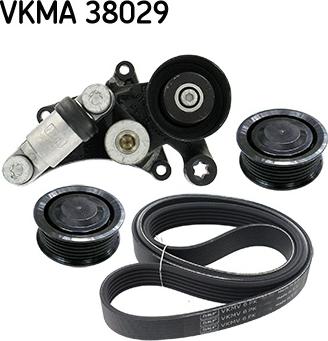 SKF VKMA 38029 - V-yivli kəmər dəsti furqanavto.az