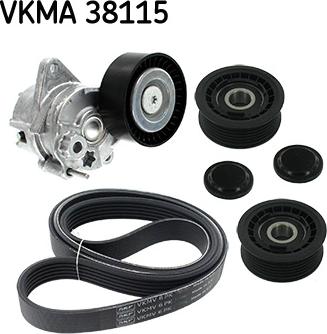 SKF VKMA 38115 - V-yivli kəmər dəsti furqanavto.az