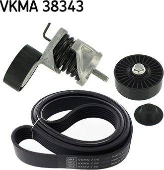 SKF VKMA 38343 - V-yivli kəmər dəsti furqanavto.az