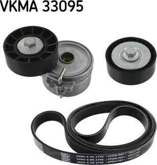 SKF VKMA 33095 - V-yivli kəmər dəsti furqanavto.az