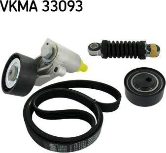 SKF VKMA 33093 - V-yivli kəmər dəsti furqanavto.az