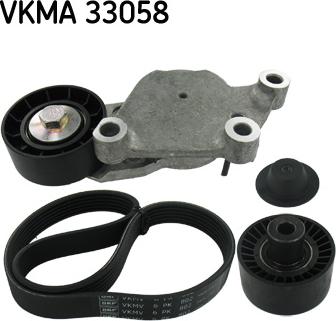 SKF VKMA 33058 - V-yivli kəmər dəsti furqanavto.az