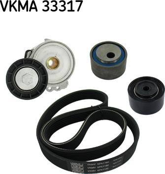 SKF VKMA 33317 - V-yivli kəmər dəsti furqanavto.az