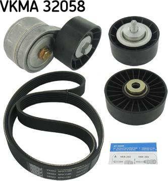 SKF VKMA 32058 - V-yivli kəmər dəsti furqanavto.az