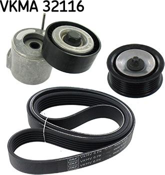 SKF VKMA 32116 - V-yivli kəmər dəsti furqanavto.az