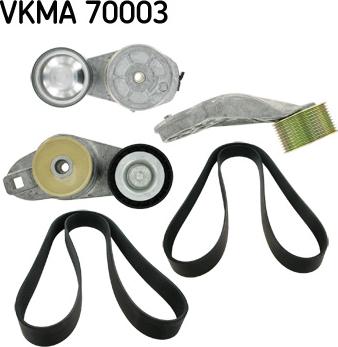 SKF VKMA 70003 - V-yivli kəmər dəsti furqanavto.az
