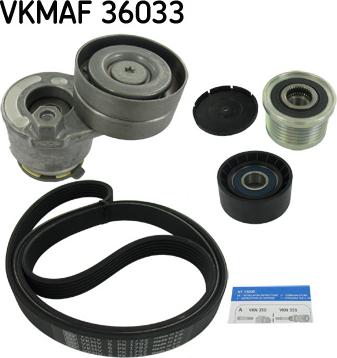 SKF VKMAF 36033 - V-yivli kəmər dəsti furqanavto.az