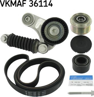 SKF VKMAF 36114 - V-yivli kəmər dəsti furqanavto.az