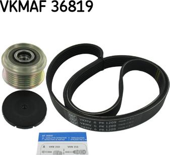SKF VKMAF 36819 - V-yivli kəmər dəsti furqanavto.az