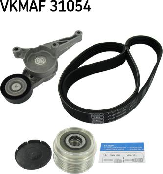 SKF VKMAF 31054 - V-yivli kəmər dəsti furqanavto.az