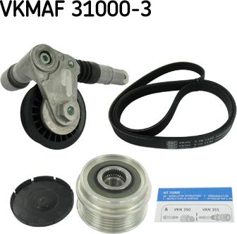SKF VKMAF 31000-3 - V-yivli kəmər dəsti furqanavto.az