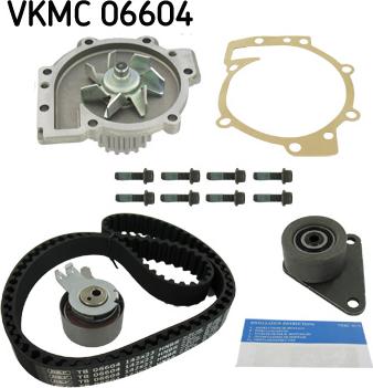 SKF VKMC 06604 - Su Pompası və Vaxt Kəməri Dəsti furqanavto.az