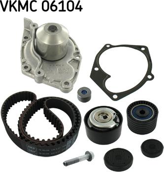 SKF VKMC 06104 - Su Pompası və Vaxt Kəməri Dəsti furqanavto.az