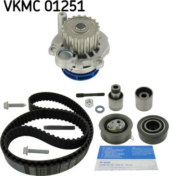 SKF VKMC 01251 - Su Pompası və Vaxt Kəməri Dəsti furqanavto.az