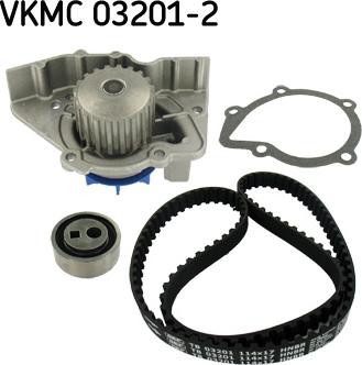 SKF VKMC 03201-2 - Su Pompası və Vaxt Kəməri Dəsti furqanavto.az