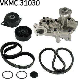 SKF VKMC 31030 - Su nasosu + V-yivli kəmər dəsti furqanavto.az