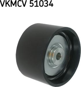 SKF VKMCV 51034 - Yönləndirmə / Bələdçi Kasnağı, v-yivli kəmər furqanavto.az