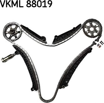 SKF VKML 88019 - Vaxt zəncirinin dəsti furqanavto.az