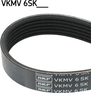 SKF VKMV 6SK989 - V-yivli kəmər furqanavto.az