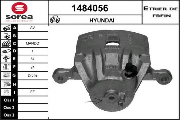 SNRA 1484056 - Əyləc kaliperi furqanavto.az