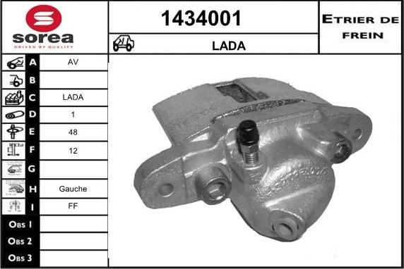 SNRA 1434001 - Əyləc kaliperi furqanavto.az