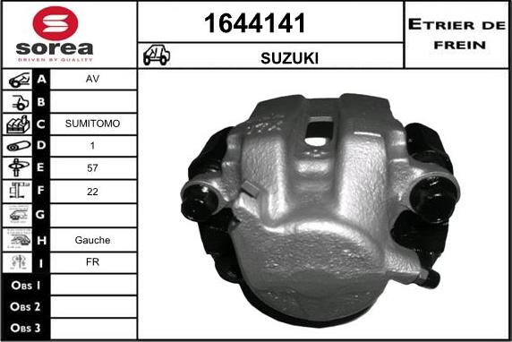 SNRA 1644141 - Əyləc kaliperi furqanavto.az