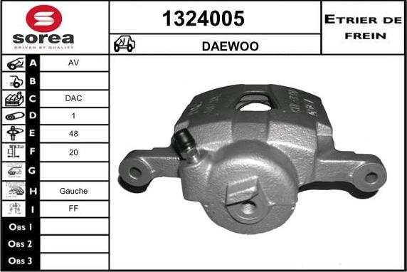 SNRA 1324005 - Əyləc kaliperi furqanavto.az