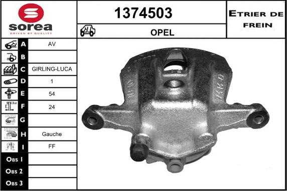 SNRA 1374503 - Əyləc kaliperi furqanavto.az