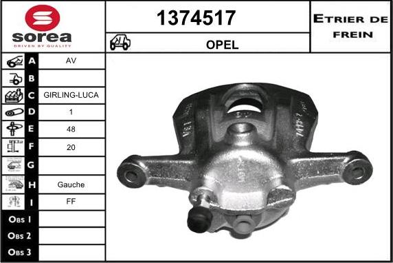 SNRA 1374517 - Əyləc kaliperi furqanavto.az