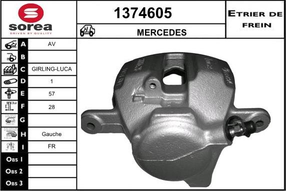 SNRA 1374605 - Əyləc kaliperi furqanavto.az