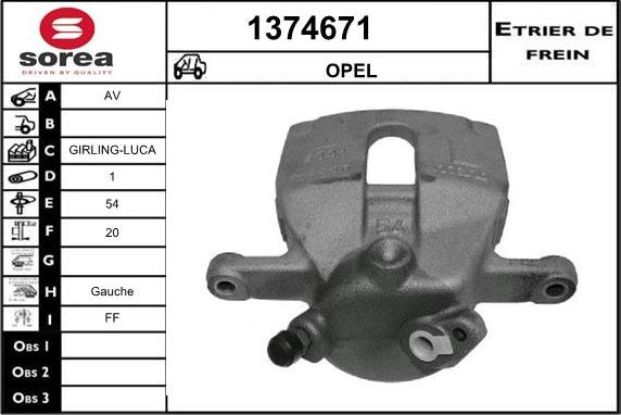 SNRA 1374671 - Əyləc kaliperi furqanavto.az