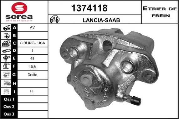 SNRA 1374118 - Əyləc kaliperi furqanavto.az