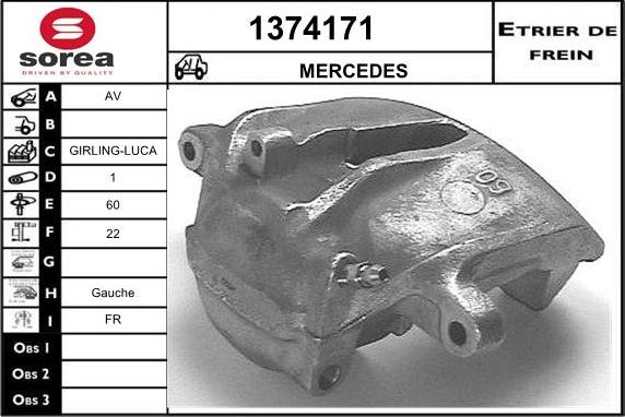 SNRA 1374171 - Əyləc kaliperi furqanavto.az