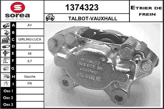 SNRA 1374323 - Əyləc kaliperi furqanavto.az