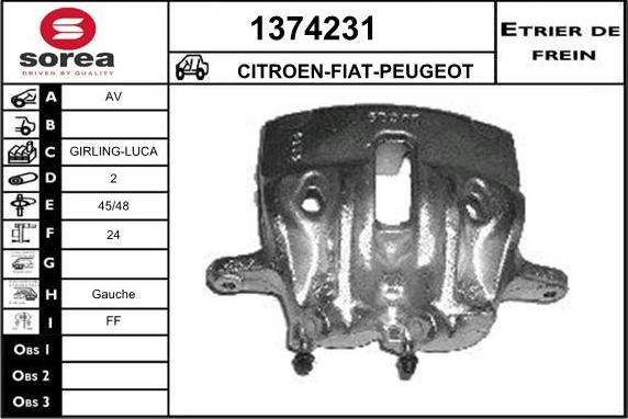 SNRA 1374231 - Əyləc kaliperi furqanavto.az