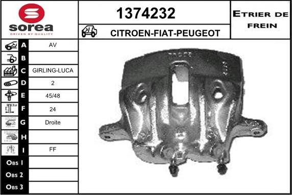 SNRA 1374232 - Əyləc kaliperi furqanavto.az