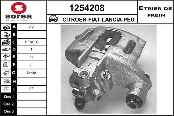 SNRA 1254208 - Əyləc kaliperi furqanavto.az