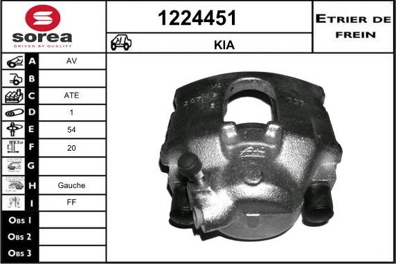 SNRA 1224451 - Əyləc kaliperi furqanavto.az