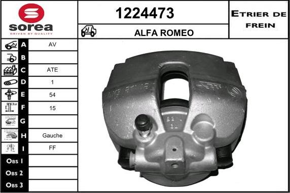 SNRA 1224473 - Əyləc kaliperi furqanavto.az