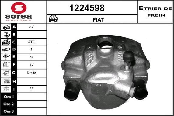 SNRA 1224598 - Əyləc kaliperi furqanavto.az