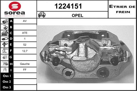 SNRA 1224151 - Əyləc kaliperi furqanavto.az