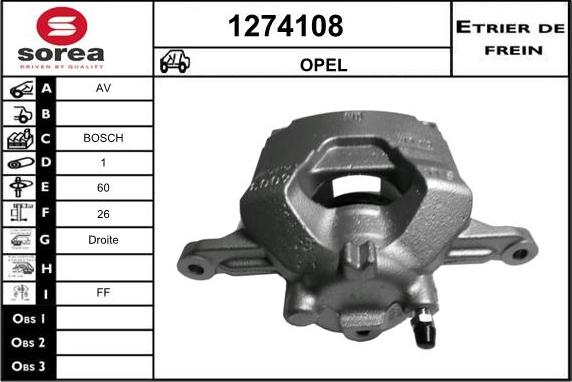 SNRA 1274108 - Əyləc kaliperi furqanavto.az