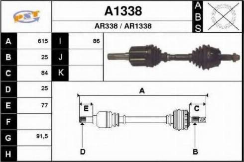 SNRA A1338 - Sürücü mili furqanavto.az