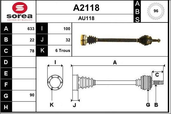 SNRA A2118 - Sürücü mili furqanavto.az