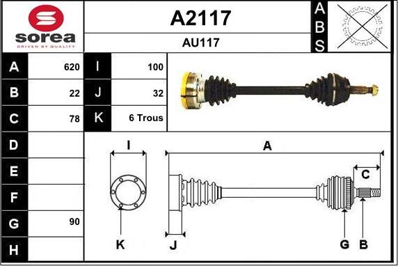 SNRA A2117 - Sürücü mili furqanavto.az