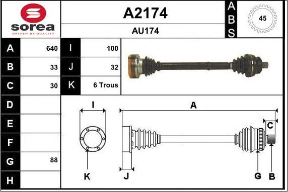 SNRA A2174 - Sürücü mili furqanavto.az