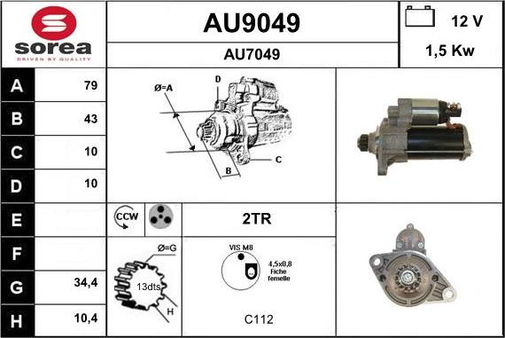 SNRA AU9049 - Başlanğıc furqanavto.az